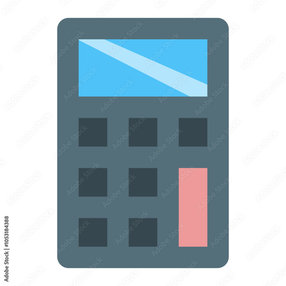 Calculator Flat Icon Design Calculator Flat Icon Design