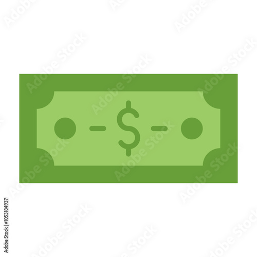 Cash Flat Icon Design