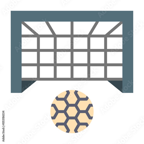 Penalty Flat Icon Design