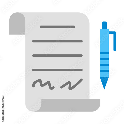 Agreement Flat Icon Design