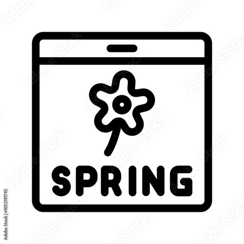 flower website outline style