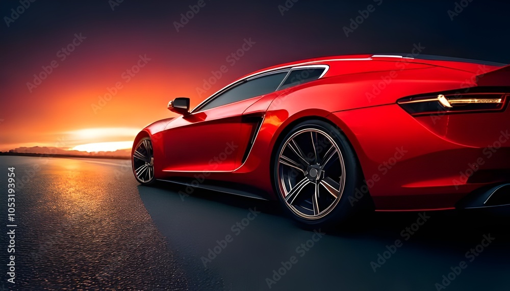 Focusing on the Visuals: Red Hot: A Stunning Close-Up of a High-Performance Coupe Focusing on the Visuals: Red Hot: A Stunning Close-Up of a High-Performance Coupe