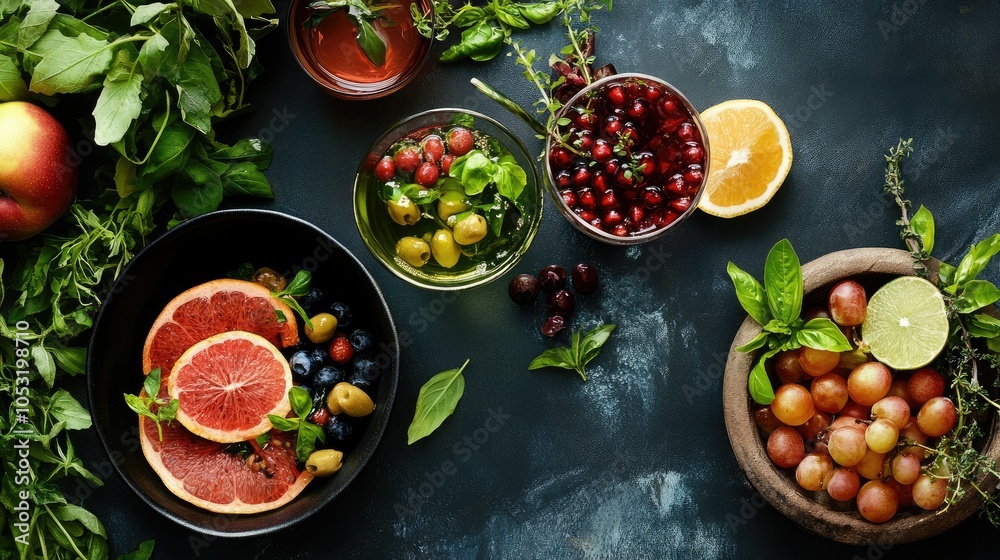 Fresh and Flavorful Tempting Dishes and Drinks Fresh and Flavorful Tempting Dishes and Drinks