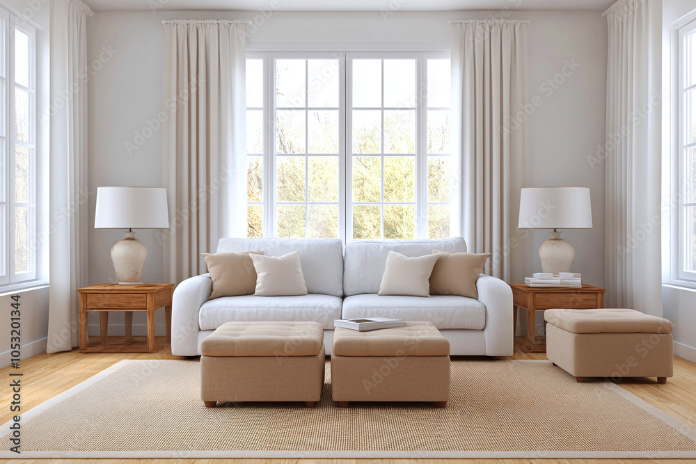 Living room interior. Living room interior.