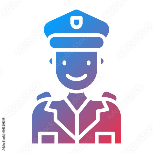 Police Officer icon style