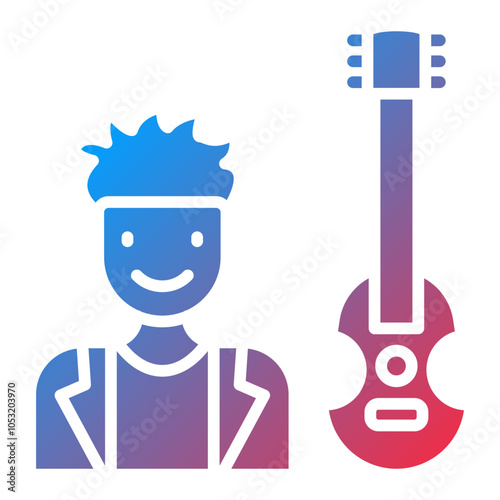 Musician icon style