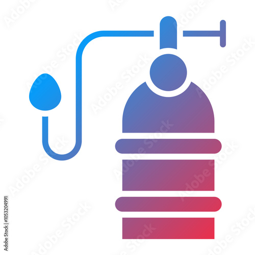 Diving Tank icon style