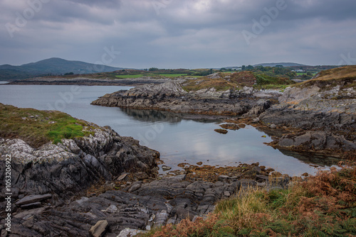 Toormore, Ireland - September 21 2024 "Beautiful west coast of ireland and Tomb"