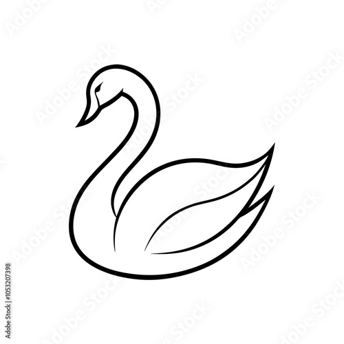 Create an Elegant Swan Logo with a Single Continuous Line