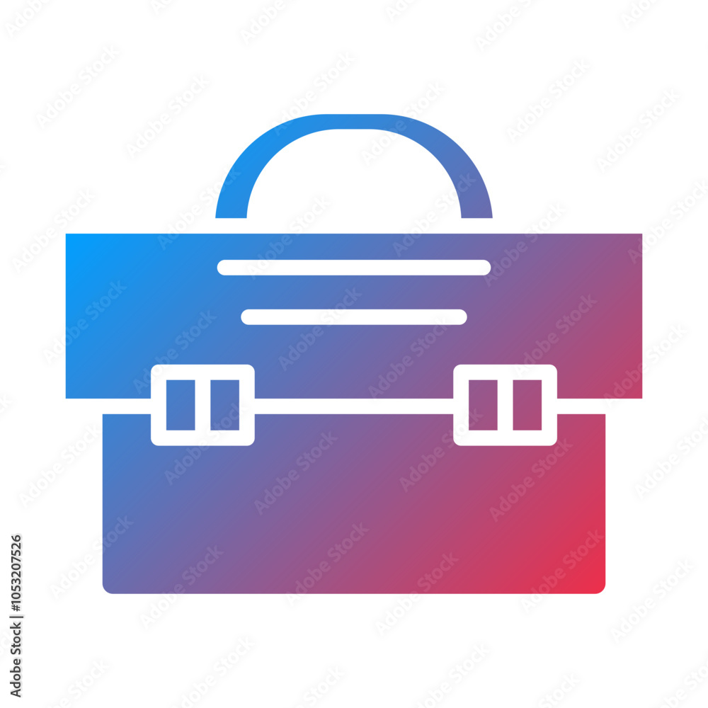 Obraz premium Briefcase icon style