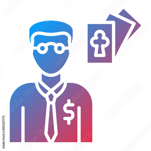 Gambler icon style