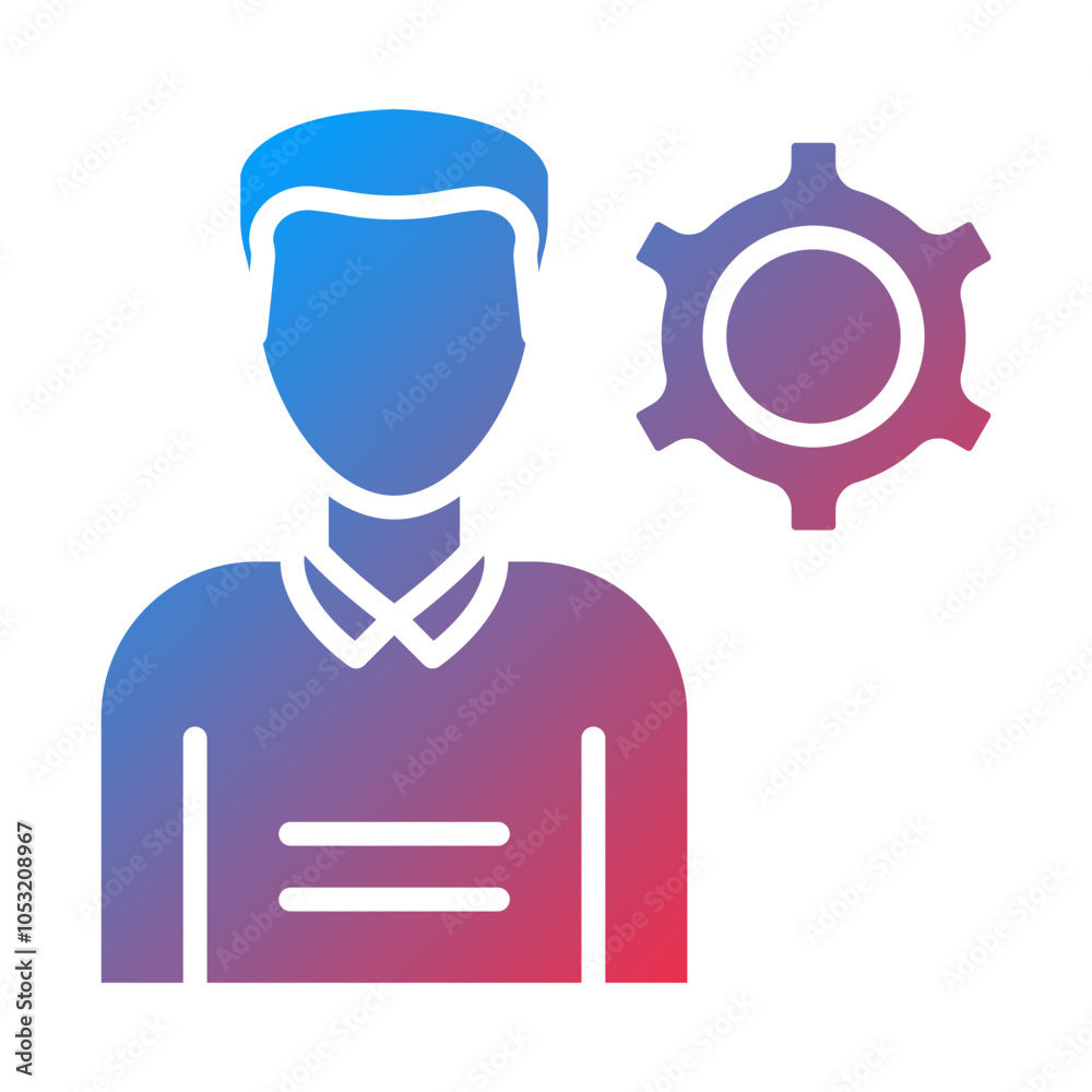 Obraz premium User Settings icon style