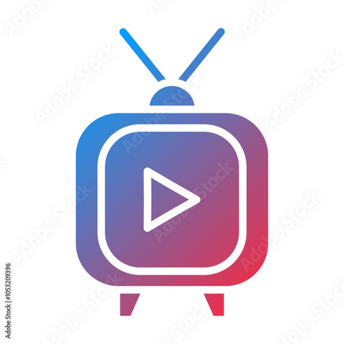 Television icon style