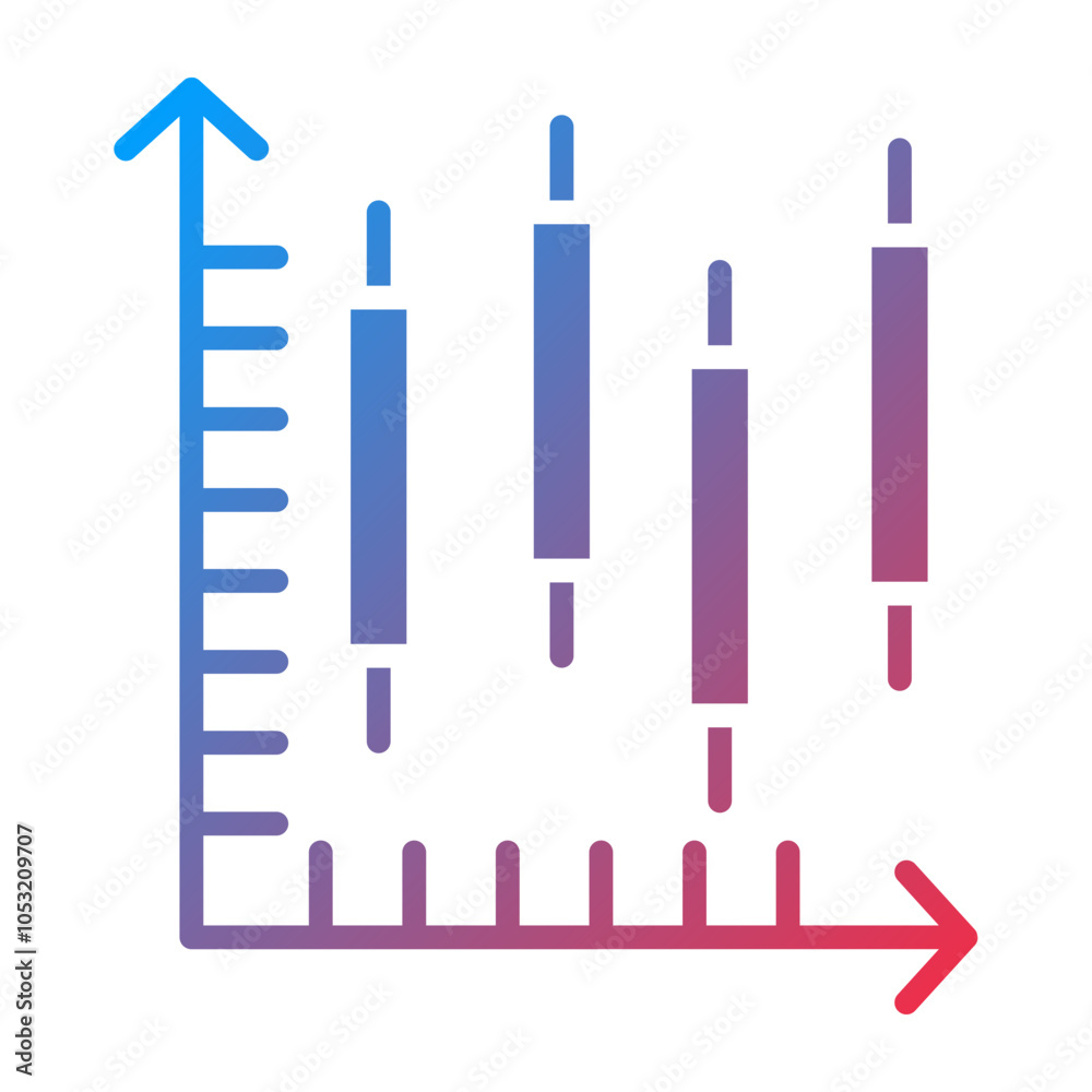 Obraz premium Cadlestick icon style