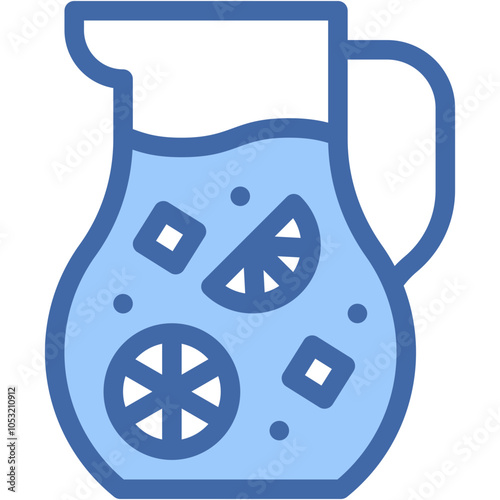 Vector Icon Lemonade, Drink, Beverage, Pitcher, Cold Drink, Lemon