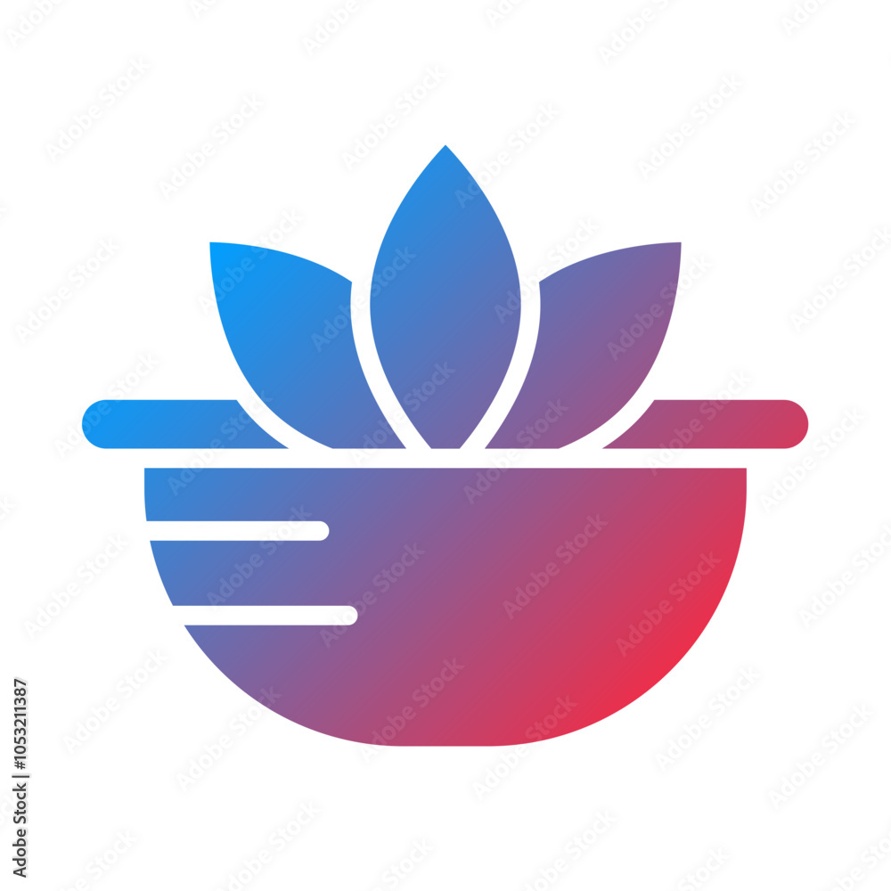 Obraz premium Vegan icon style