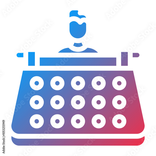 User Typewriter icon style