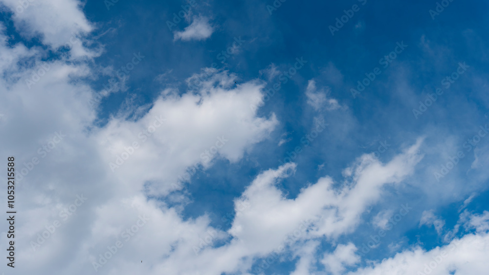 Obraz premium Blue Sky with Clouds