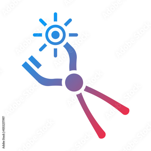 Leather Punch icon style