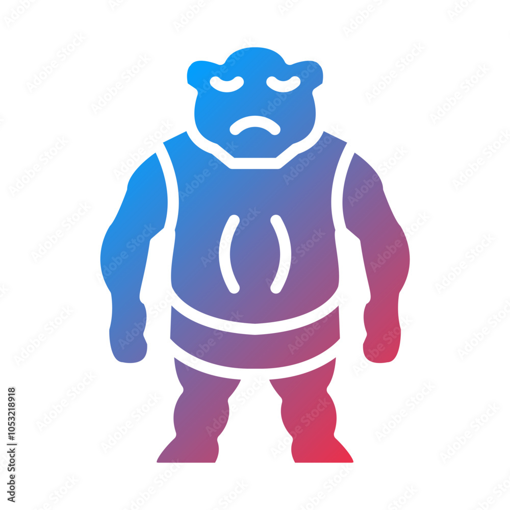 Fototapeta premium Giant icon style