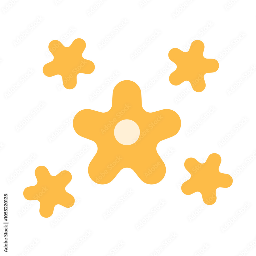 flower spring flat style flower spring flat style