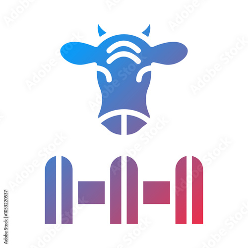 Livestock Farming icon style