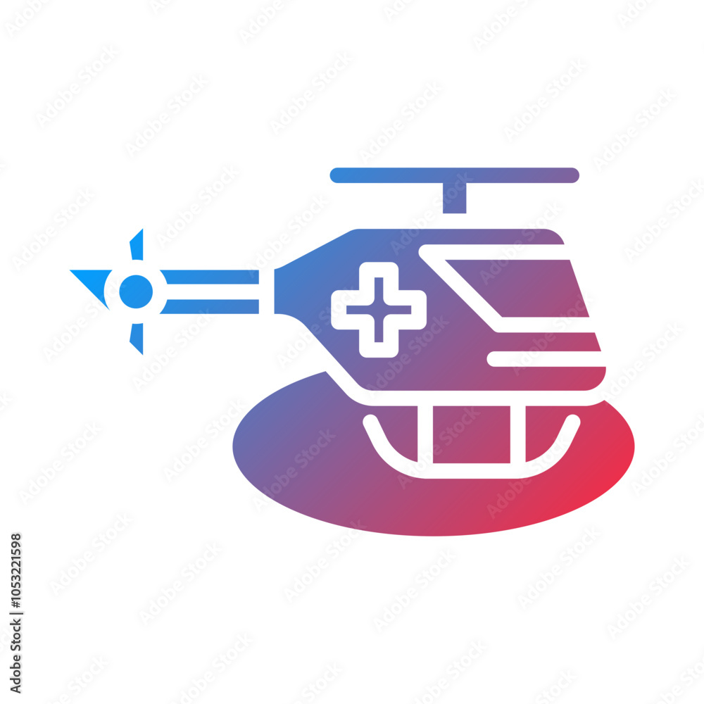 Fototapeta premium Aviation Unit icon style