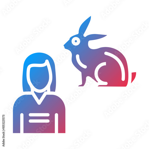Animal Handler Female icon style