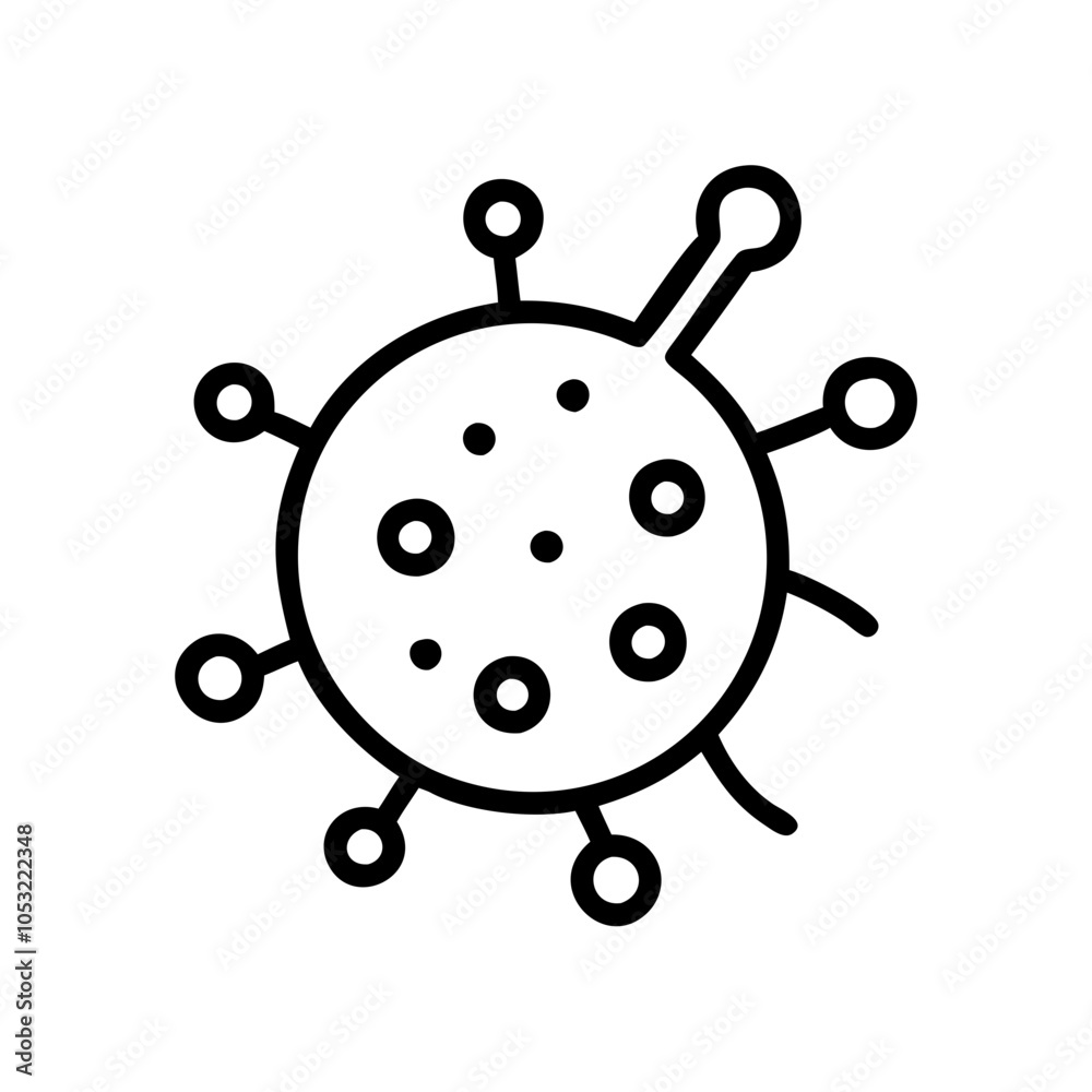 Ultimate Microbiology Icon Line Art Collection - Detailed Scientific Illustrations Ultimate Microbiology Icon Line Art Collection - Detailed Scientific Illustrations