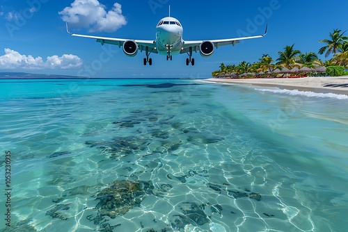 Airplane Journey to Exotic Destinations – Captivating Travel Scenes and Dreamy Adventures 