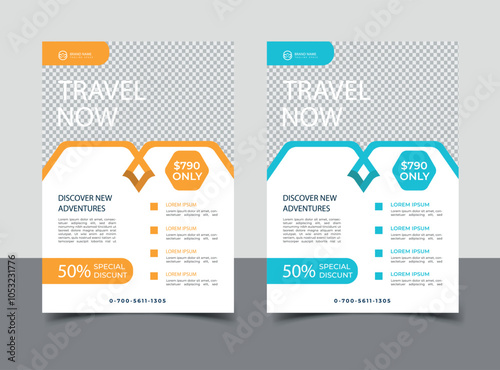 vector business corporate flyer template	