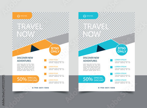 vector business corporate flyer template	