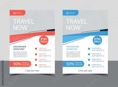 vector business corporate flyer template	
