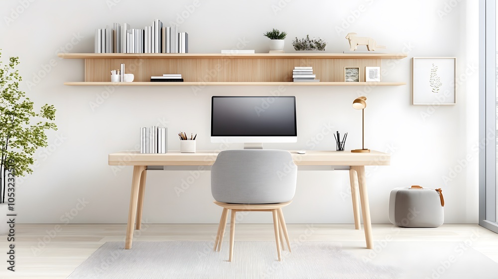 Modern minimalist home office design inspiration Modern minimalist home office design inspiration