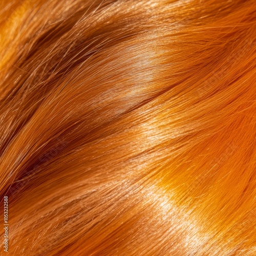 close up of colored hair with copy space for hair coloring, bleaching or highlighting related products and treatments.