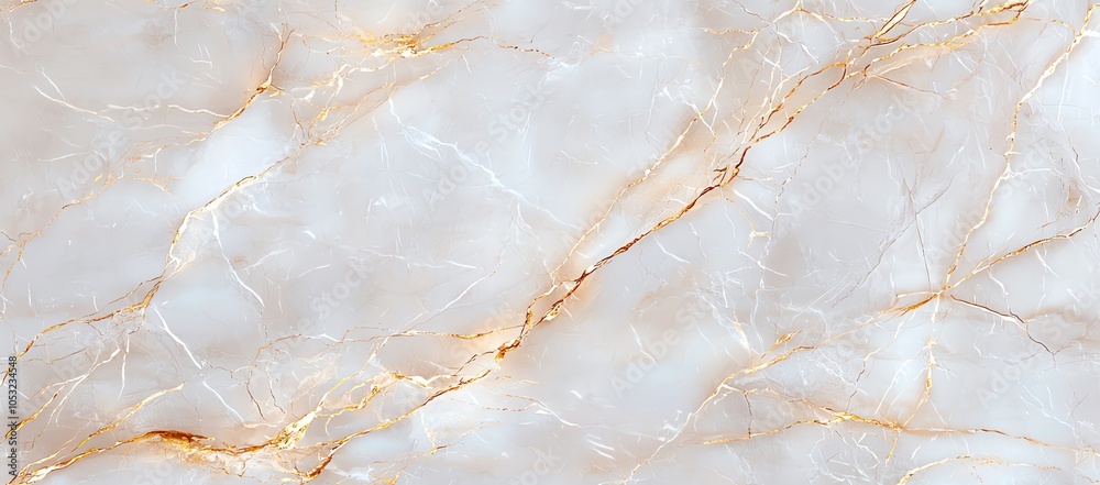 Elegant white marble texture with golden veining, perfect for modern design projects and high-quality backgrounds in digital or print formats. Elegant white marble texture with golden veining, perfect for modern design projects and high-quality backgrounds in digital or print formats.