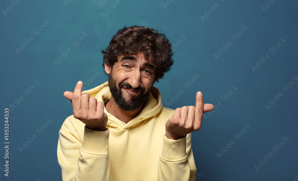feeling sad and stressed, no money gesture, with a negative and anxious look feeling sad and stressed, no money gesture, with a negative and anxious look