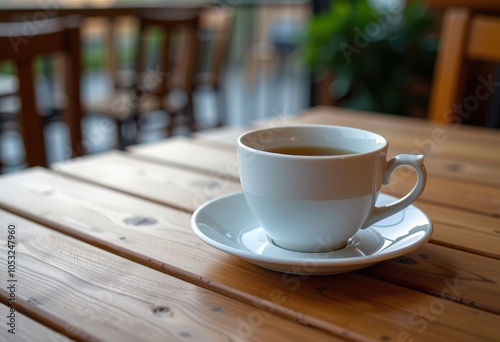 cup of coffee on table