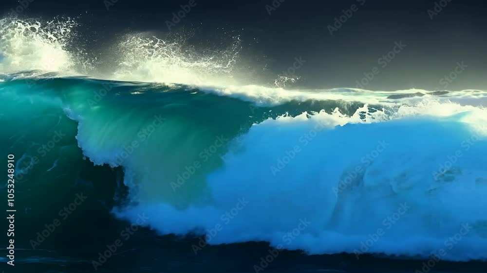 torrents ocean tidal wave tranquil From motion full simulations these swells capture Abstract background raging spectrum swell