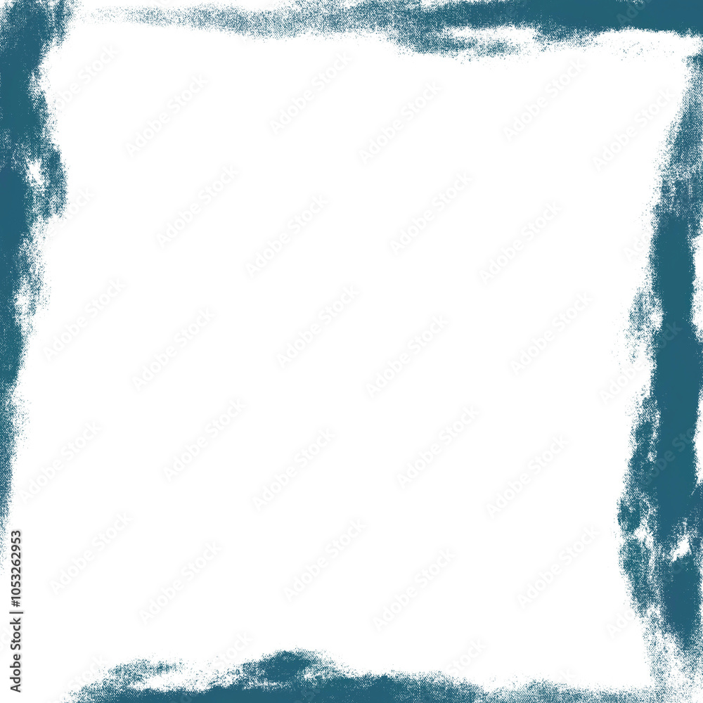 Obraz premium blue paint, ink brush strokes, brushes, lines