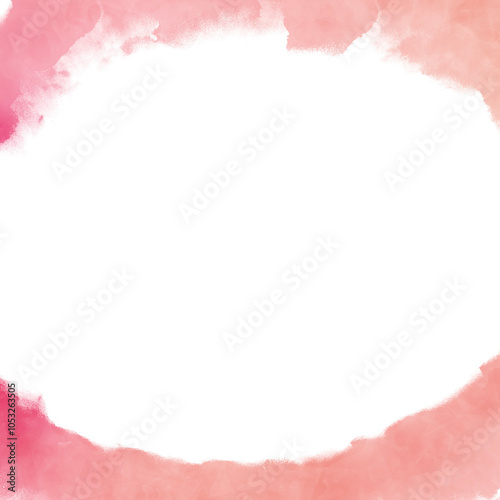 Pink frames brush strokes design elements