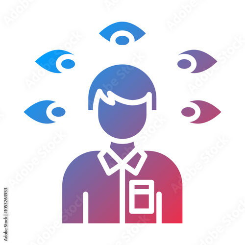 Paranoia Vector Icon Style