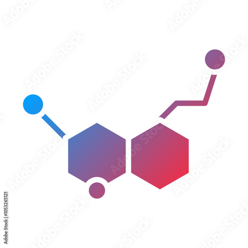 Serotonin Vector Icon Style