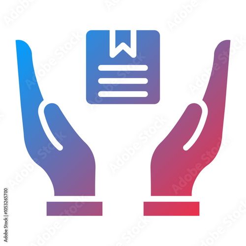 Package Handling Vector Icon Style