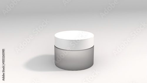 Cosmetic product with white background