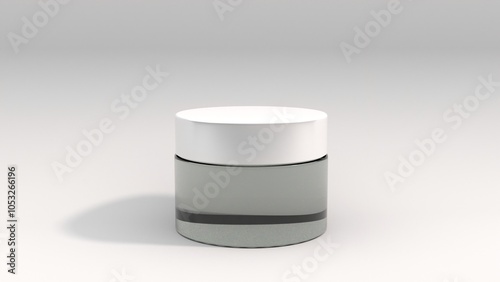 Cosmetic product with white background