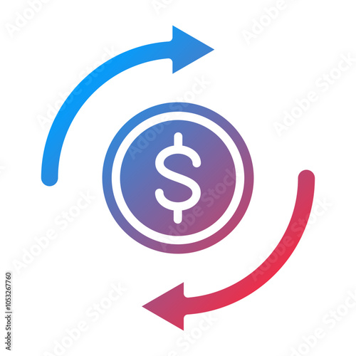 Retained Earnings Vector Icon Style