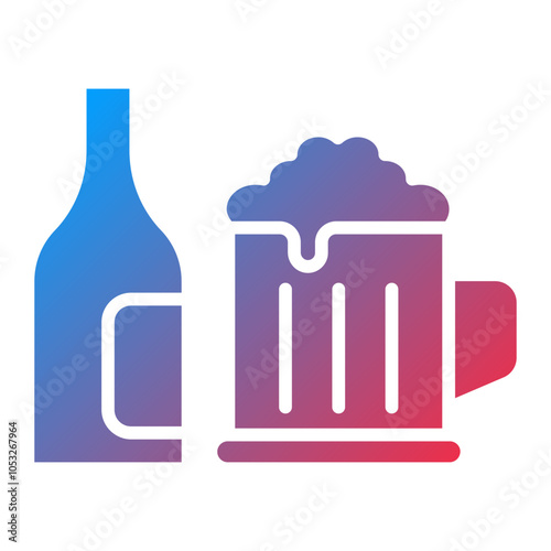 Craft Beer Vector Icon Style