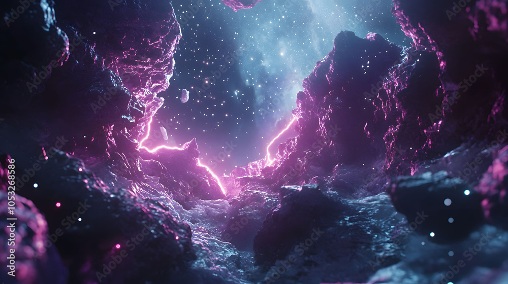 Glowing starburst explosion lights up the night sky, a magical holiday design
