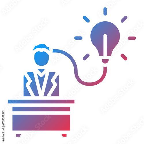 Expert Advice Vector Icon Style